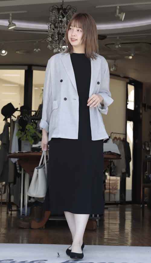 再入荷です！大人黒ワンピース　毎日お買い上げ続くメッシュジャケットと合わせて