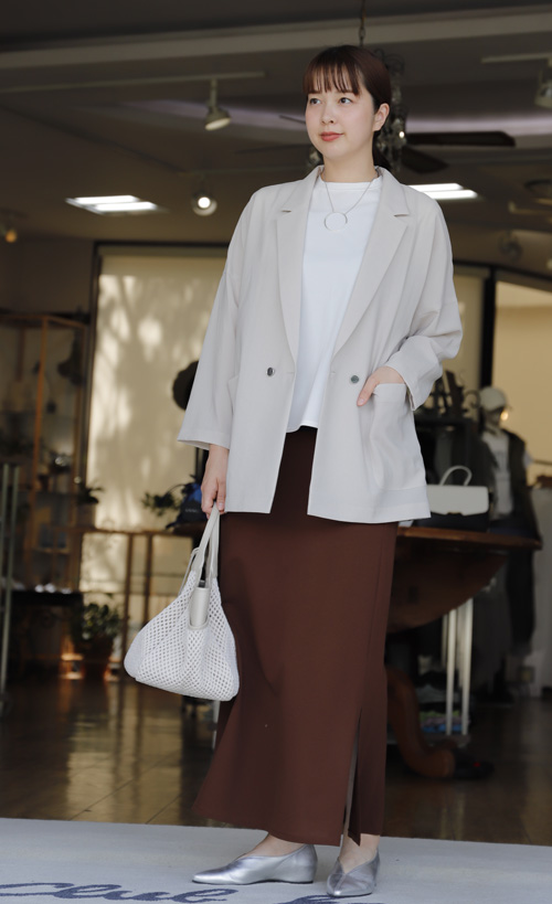 #好服美人20250718-3　キチンと感あるシアージャケット2カラー入荷
