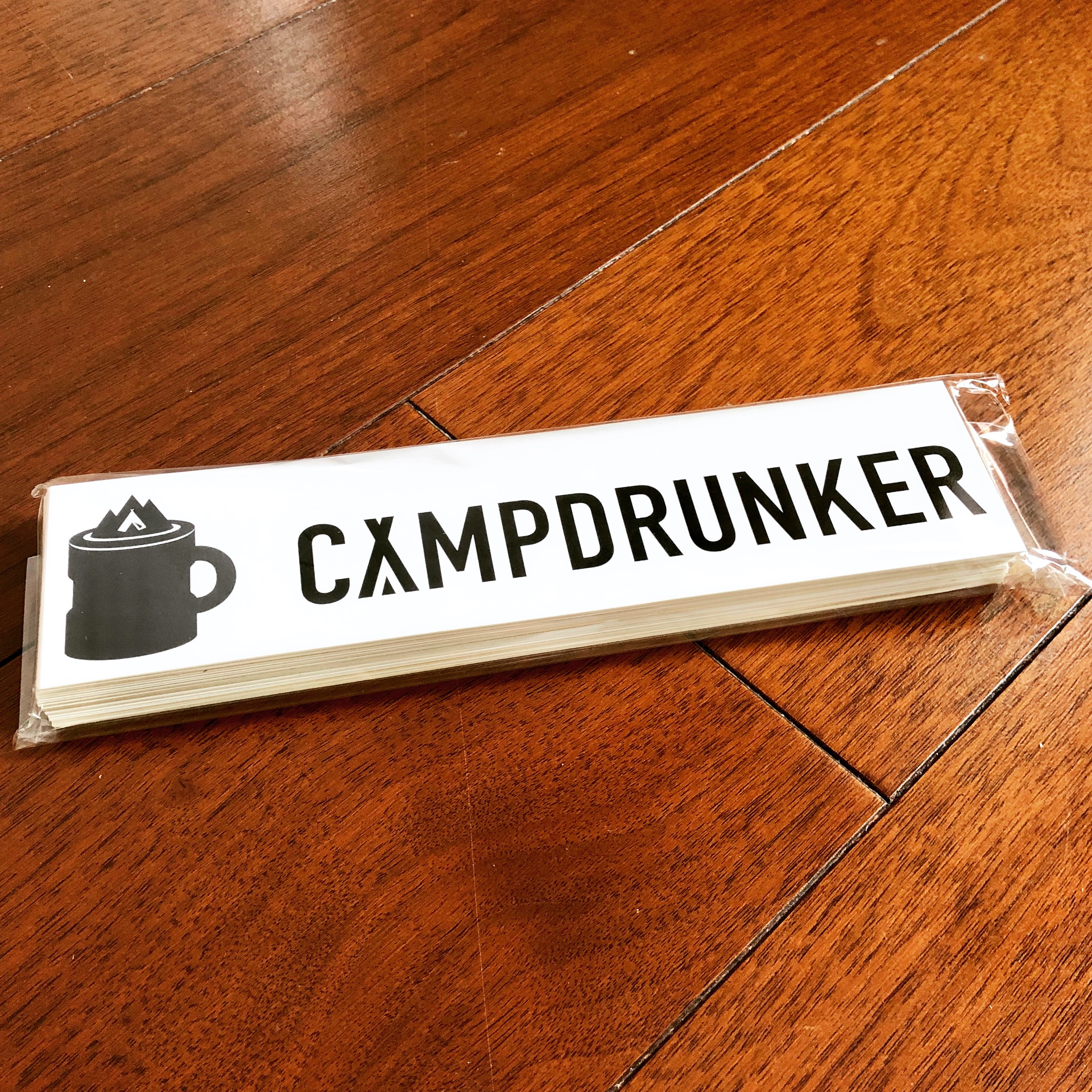 CampDrunkerロゴステッカー完成！