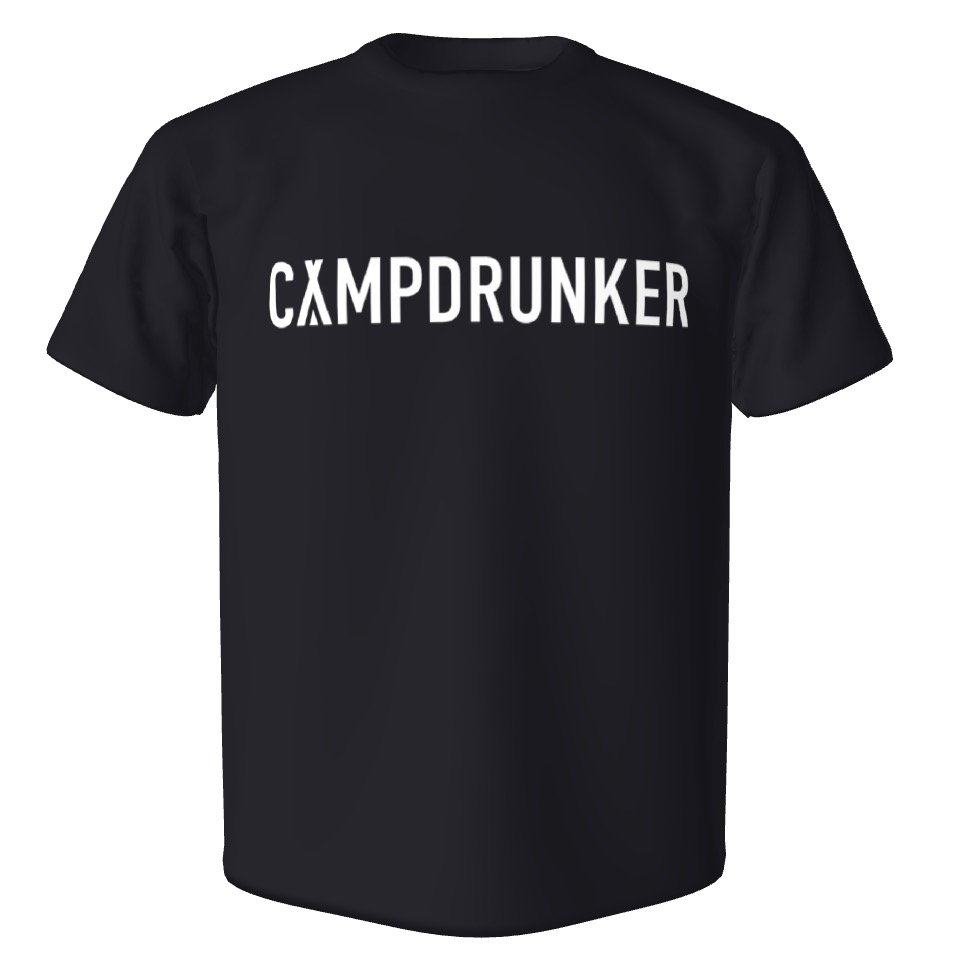  CampDrunkerロゴTシャツ（ブラック）販売開始！