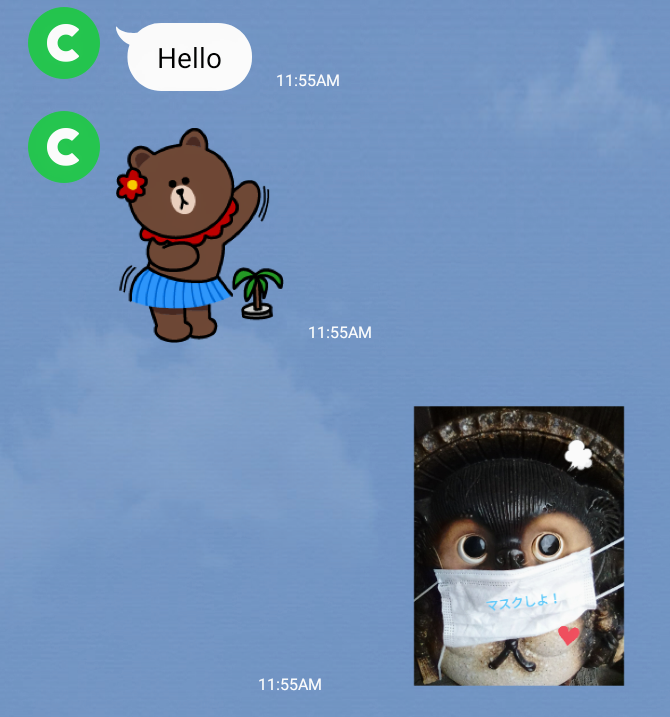 LINE　スタンプ♪　作ってみましたョ★
