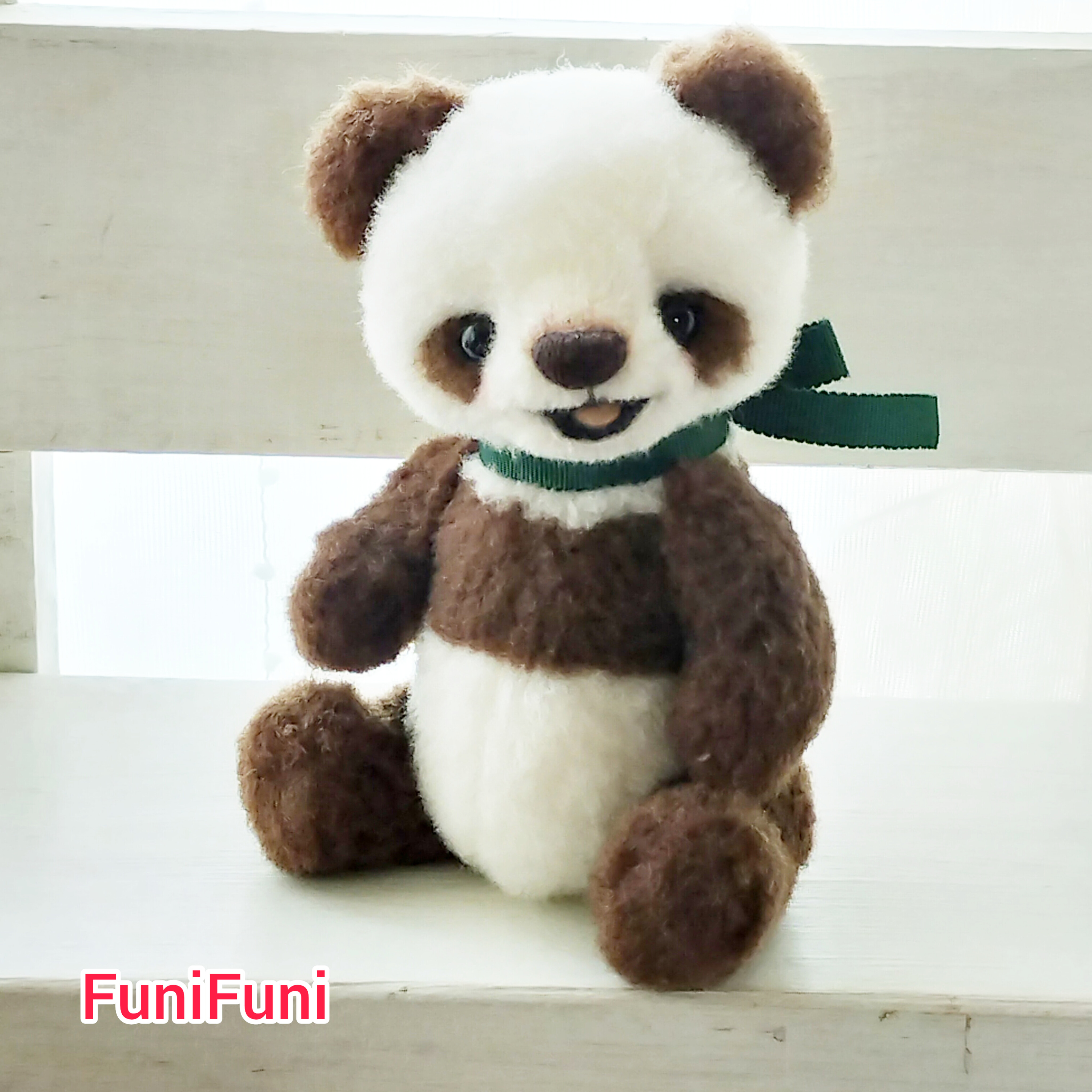 6月 焦げ茶のパンダ完成しました🐼