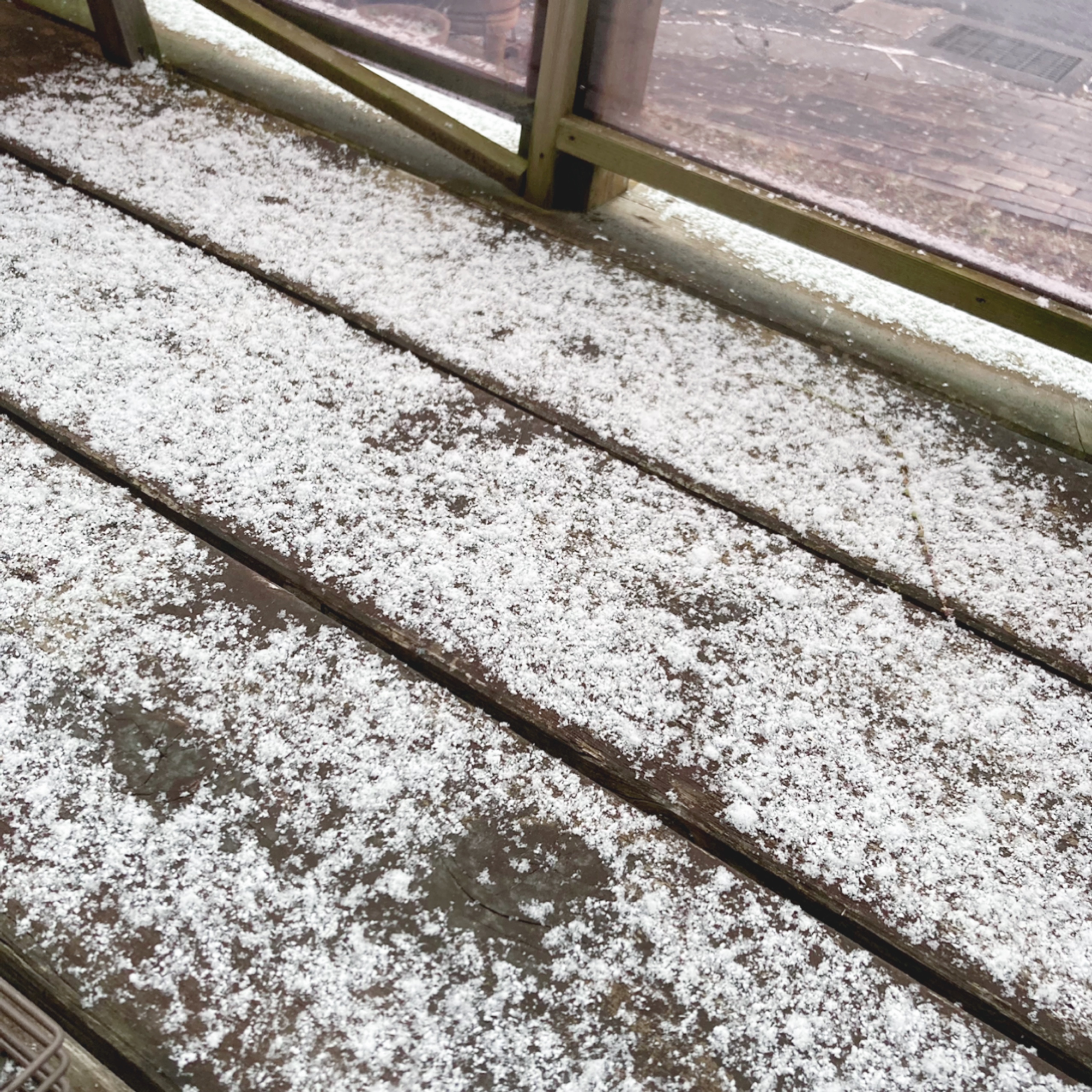 少しの雪に動揺混乱慣れてないってこーゆー事《それでも溶けない雪はない人生もそんなもん》
