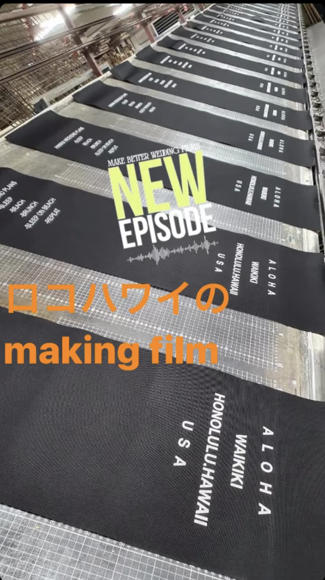 ロコハワイのmaking film. 3