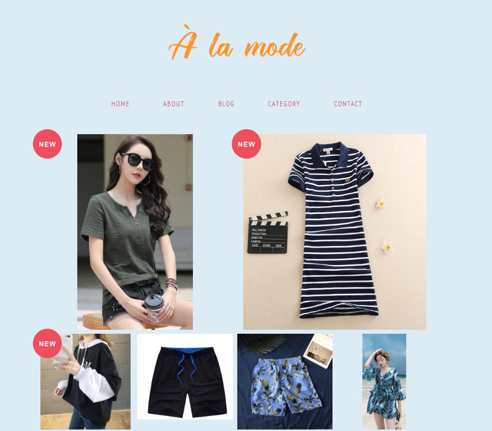 【初投稿】　アパレルショップ　À la mode (ア・ラ・モード）　について