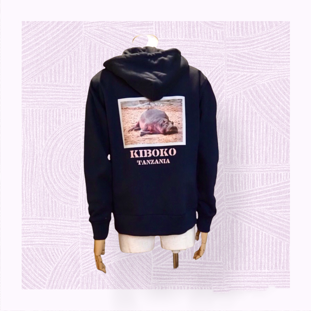 TRUSS 12.4oz ヘビーウェイト ジップ パーカー　ネイビー　カバ　メンズ、レディース