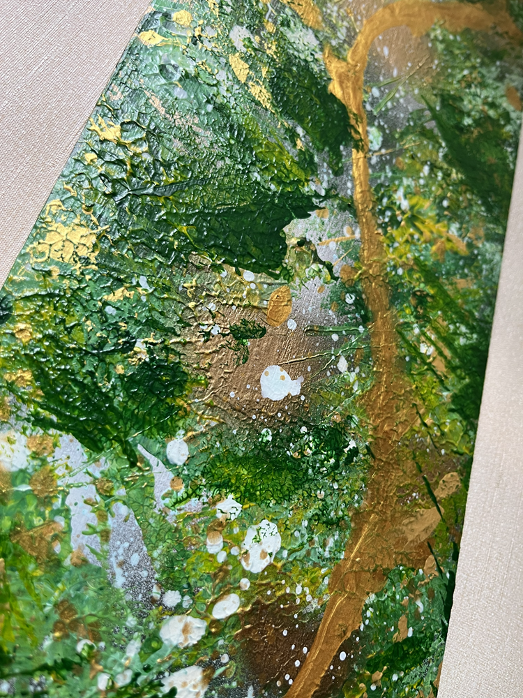 深い緑の作品を掲載しました！