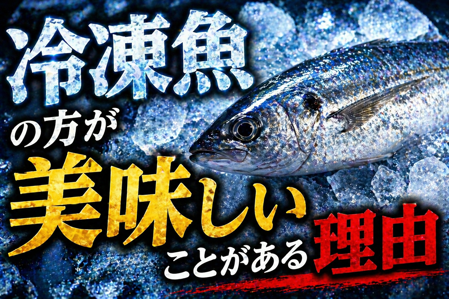 【冷凍魚の方が美味しいことがある理由】“新鮮＝最高”は間違い