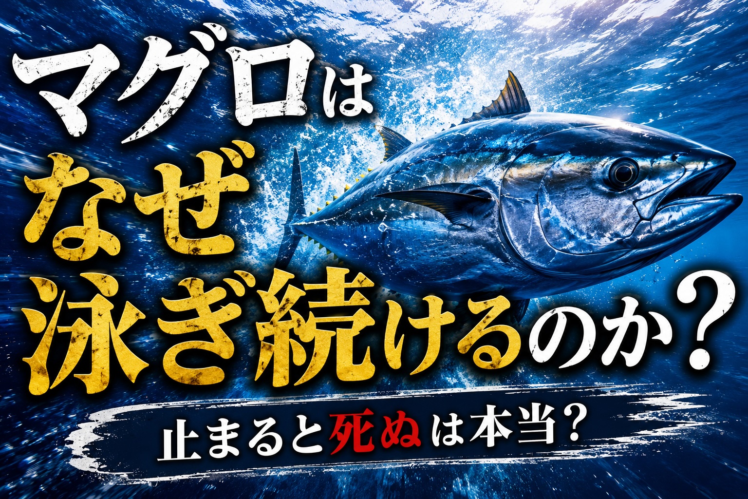 マグロはなぜ泳ぎ続けるのか?