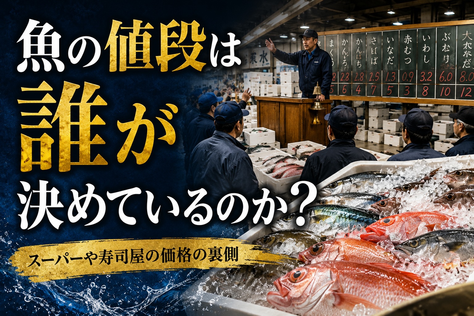 魚の値段は誰が決めているのか?