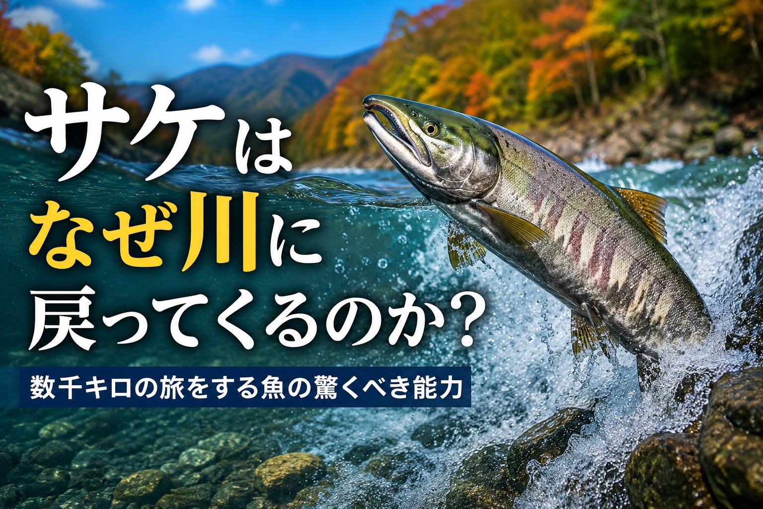 サケはなぜ川に戻ってくるのか?
