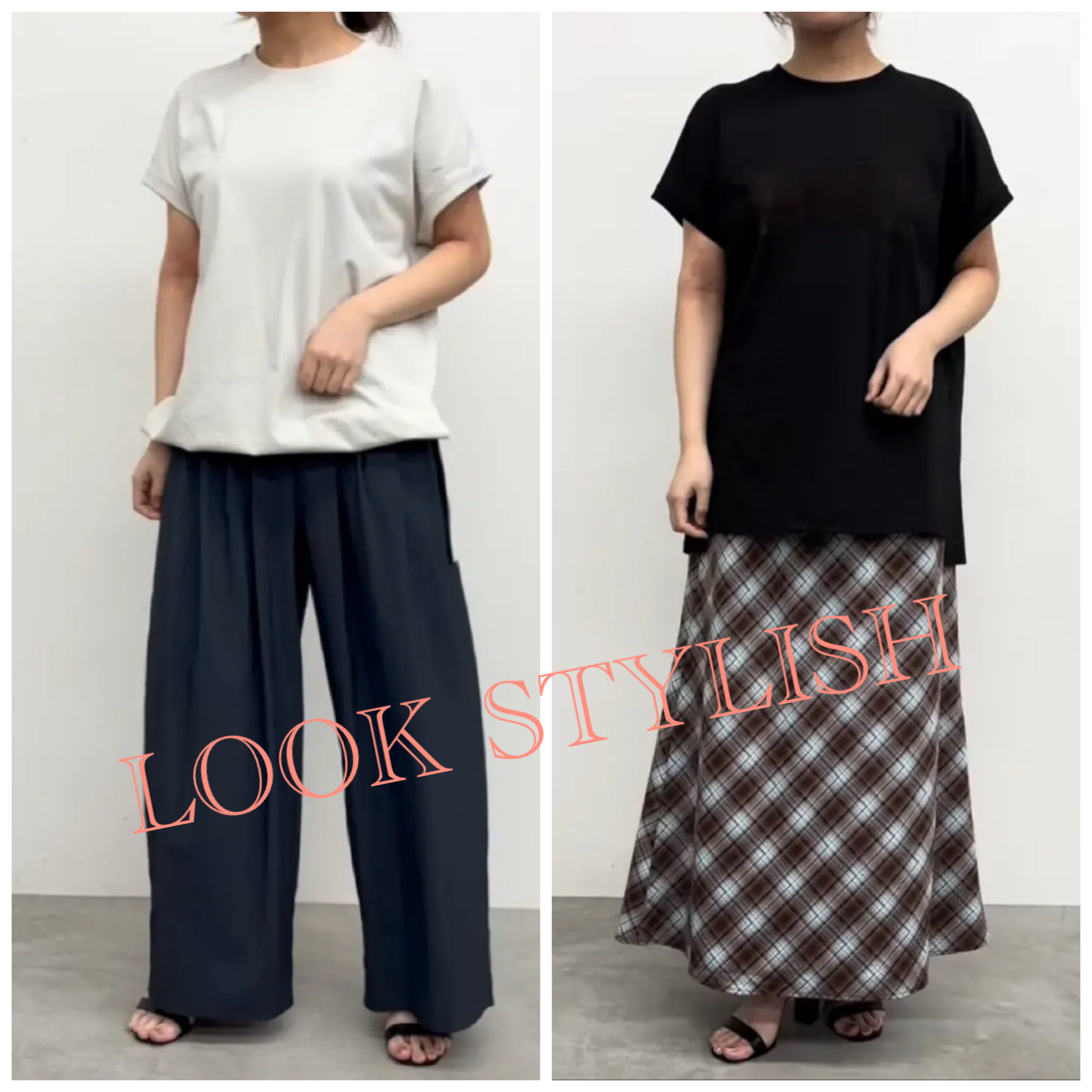 ☆細見え♡ロールアップスリーブTシャツ☆