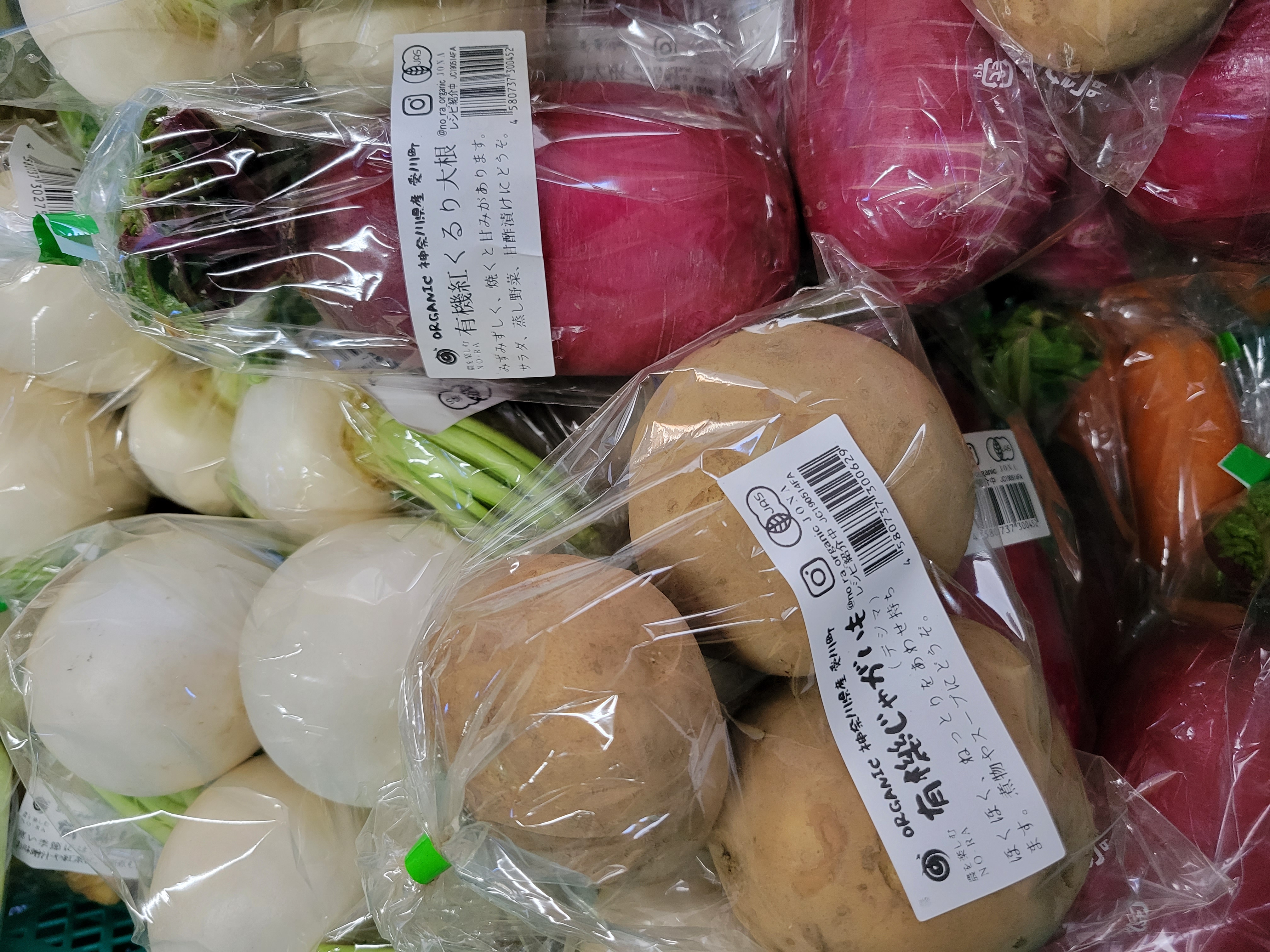 NO-RAの野菜　取扱店