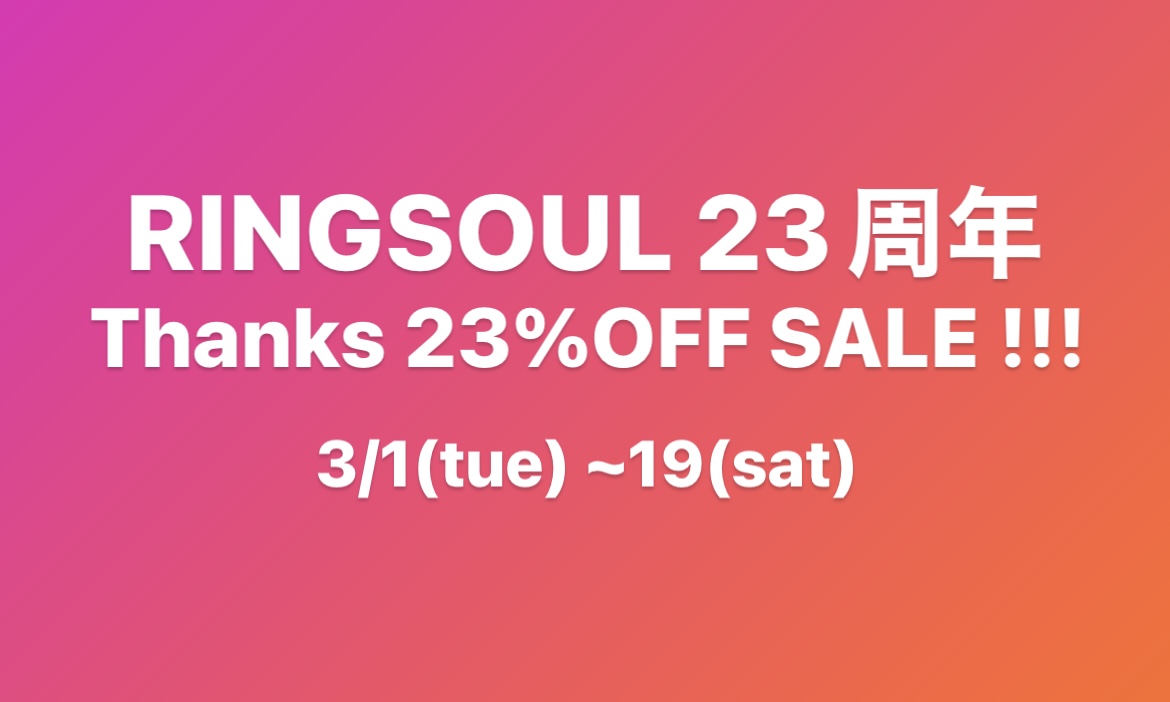 【Thanks 23%OFF SALE !!!】