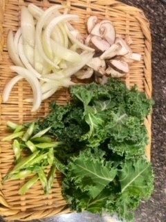 届いたお野菜で作ってみました：4月編①