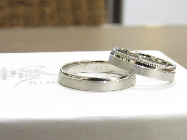 結婚指輪は同じデザインじゃなくても大丈夫！！