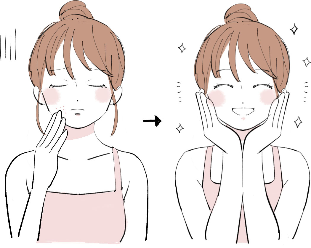 肌がべとつく季節の洗顔