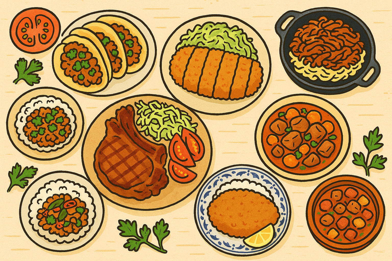 世界の豚肉料理いろいろ！おうちで旅気分