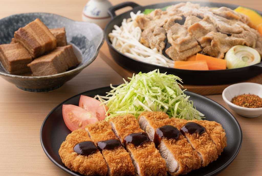 家庭で再現！豚肉のご当地料理