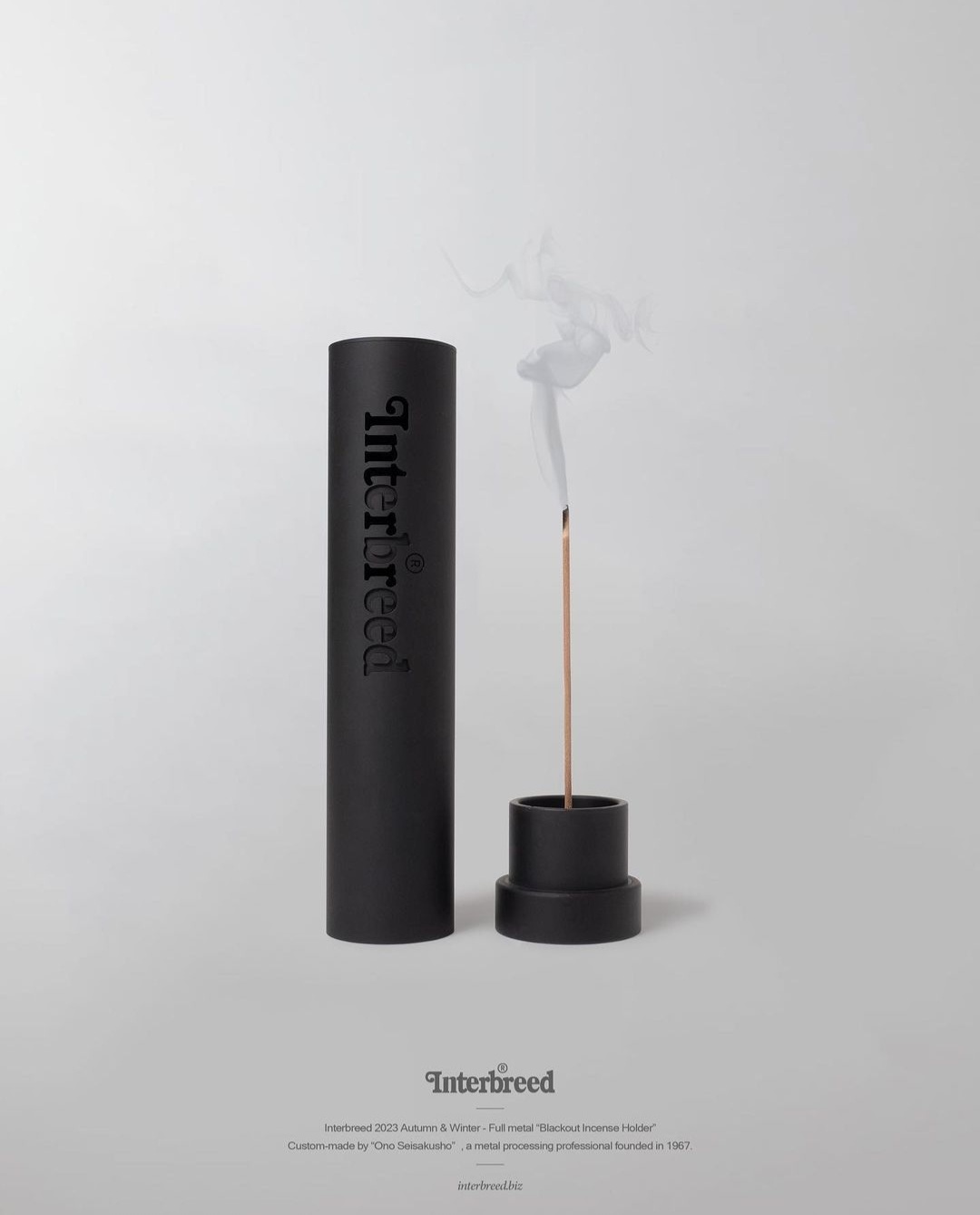 INTERBREED別注  Blackout Incense Holder発売。