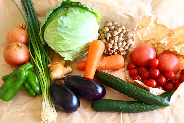 新鮮野菜→おいしい野菜→採れたて→市場より発送→四国のおいしい野菜