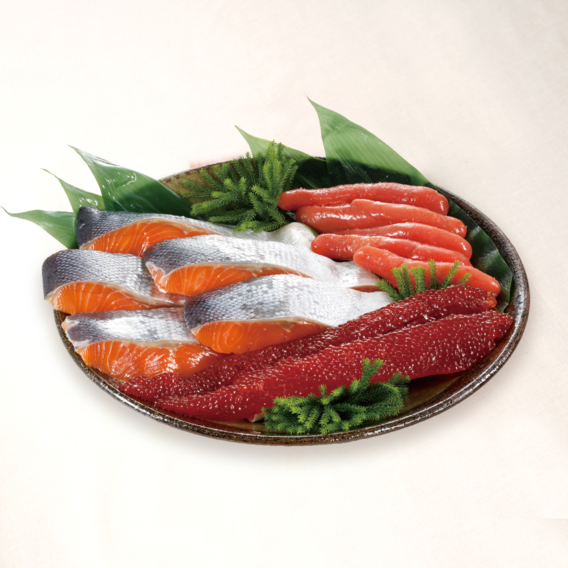 堀川鮮魚の定番ギフト「塩鮭、筋子、たら子」のおはなし