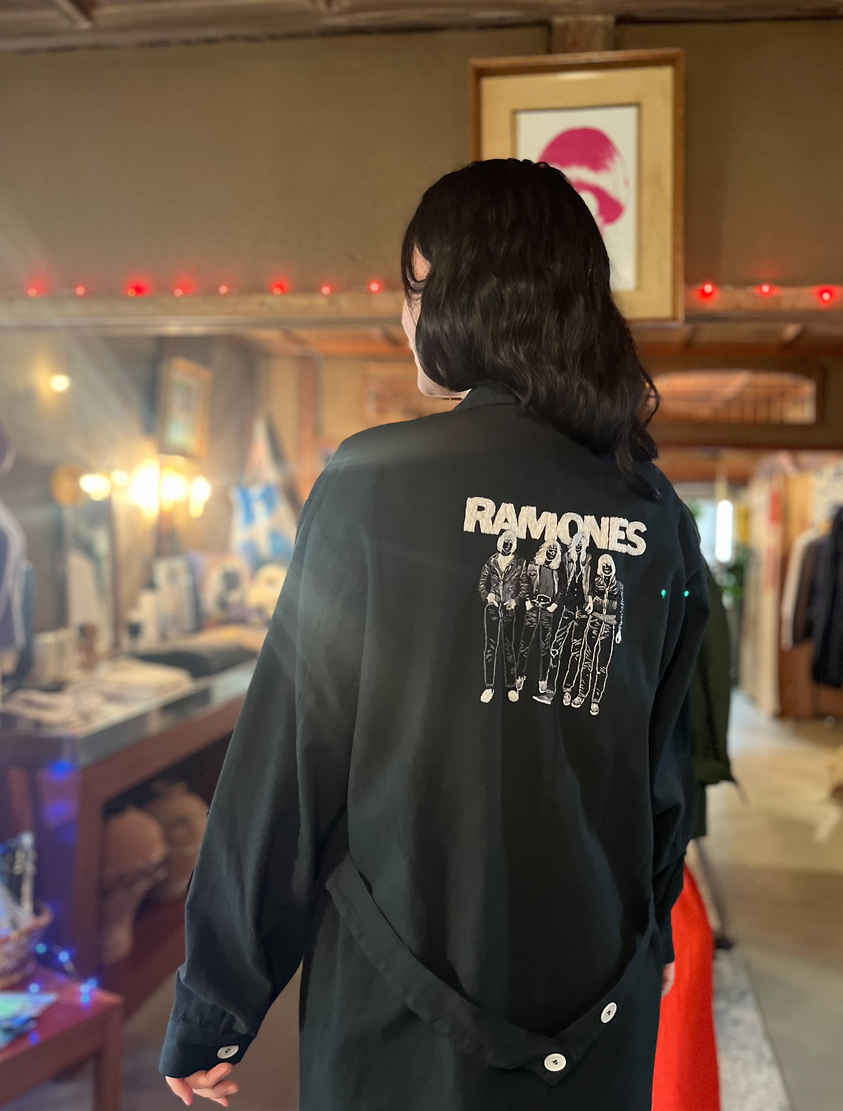 military刺繍コート