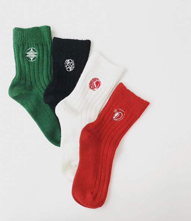 花個紋刺繍SOX / FAKUI