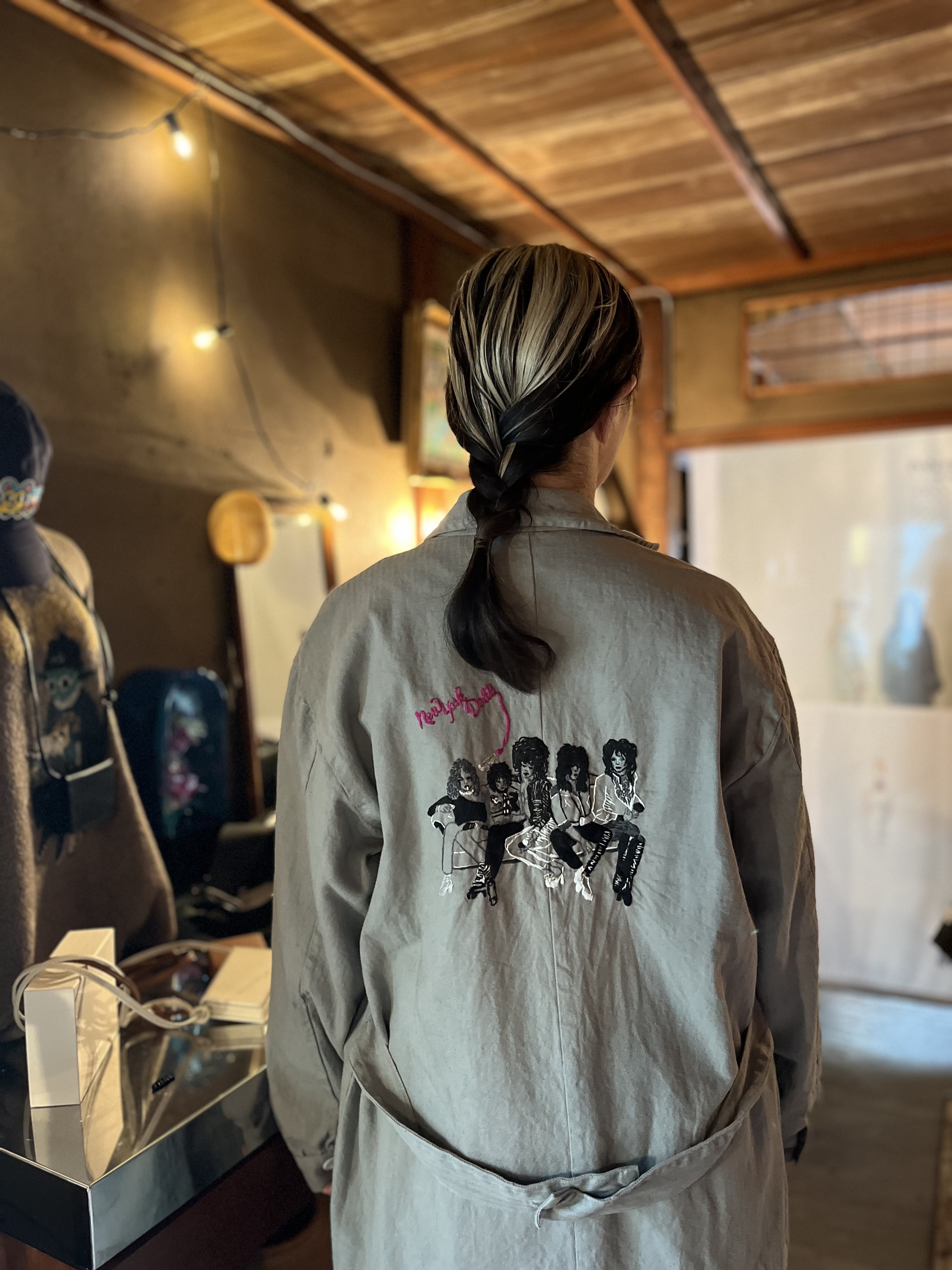 military刺繍コート