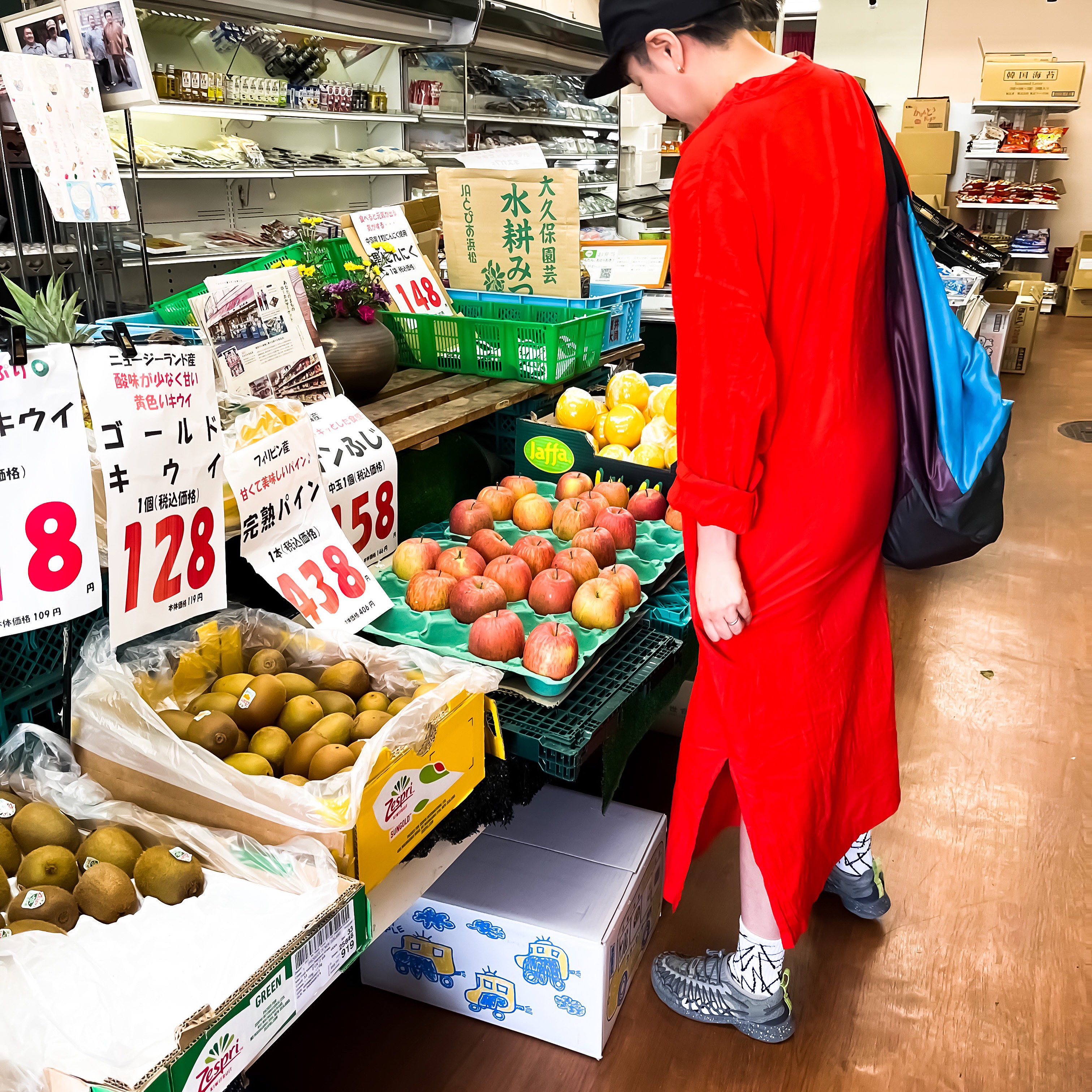 真っ赤なワンピース