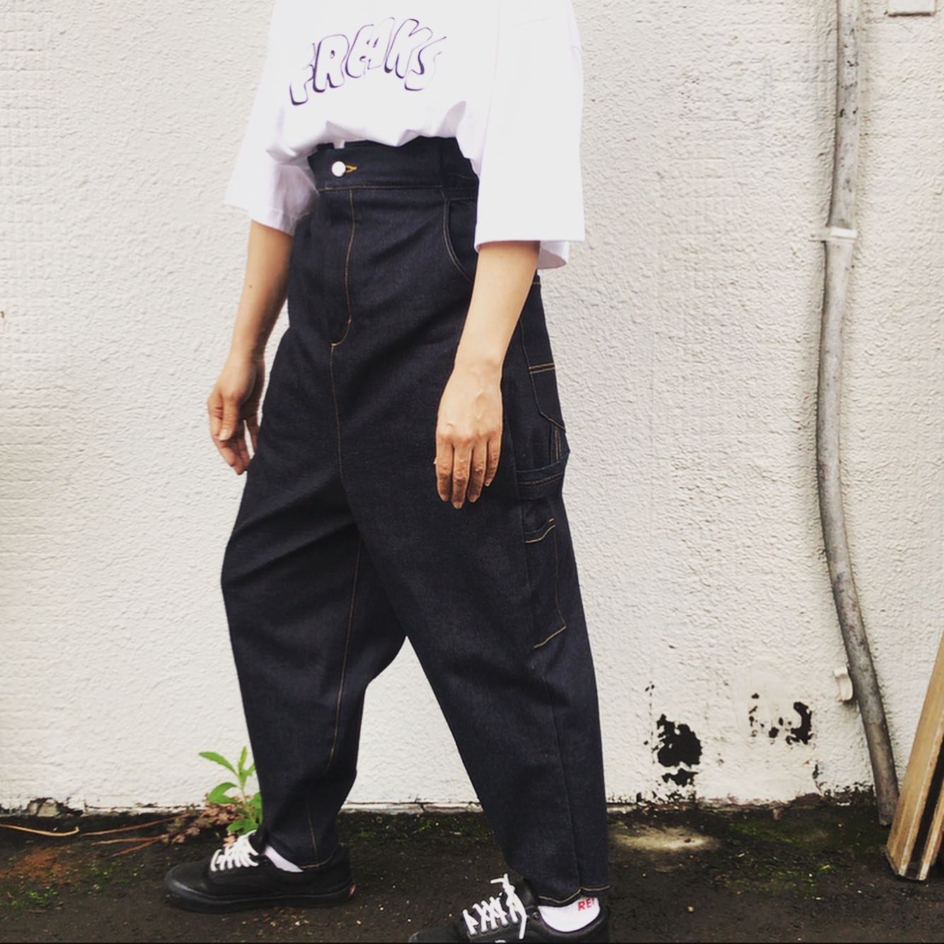 aquvii ペインターデニムパンツ