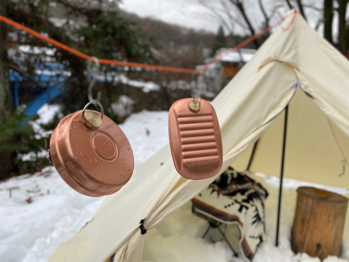 冬キャンプの新定番！銅製湯たんぽ