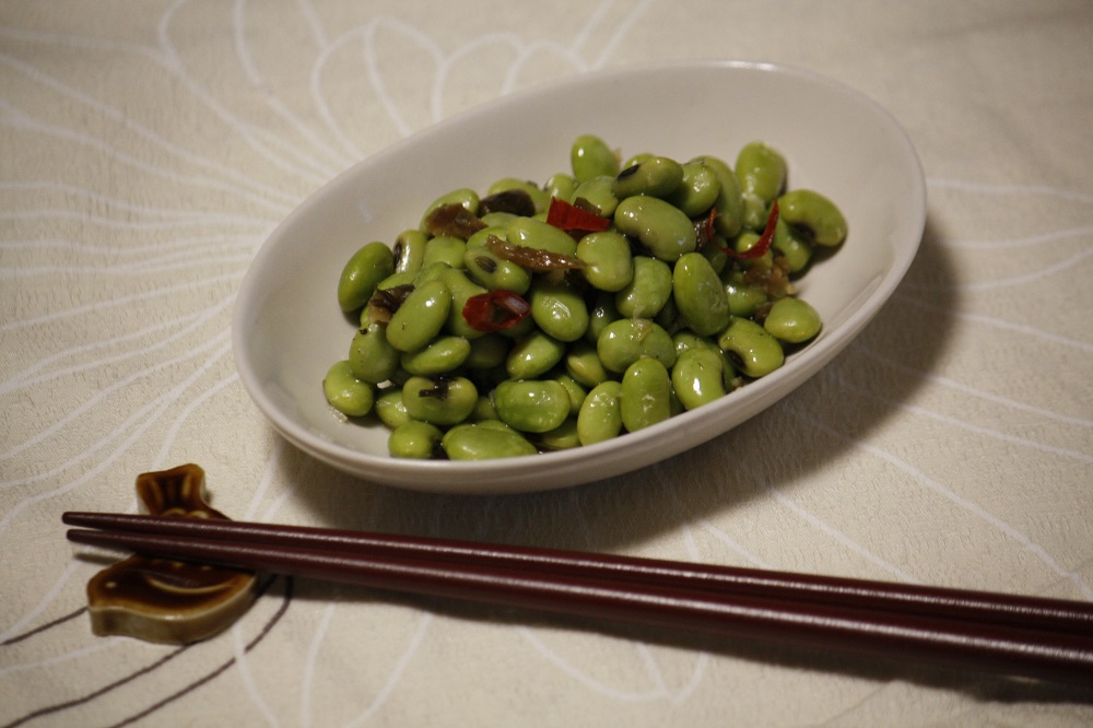 「SAI 出羽三山」レシピ　秘伝豆のペペロンチーノ