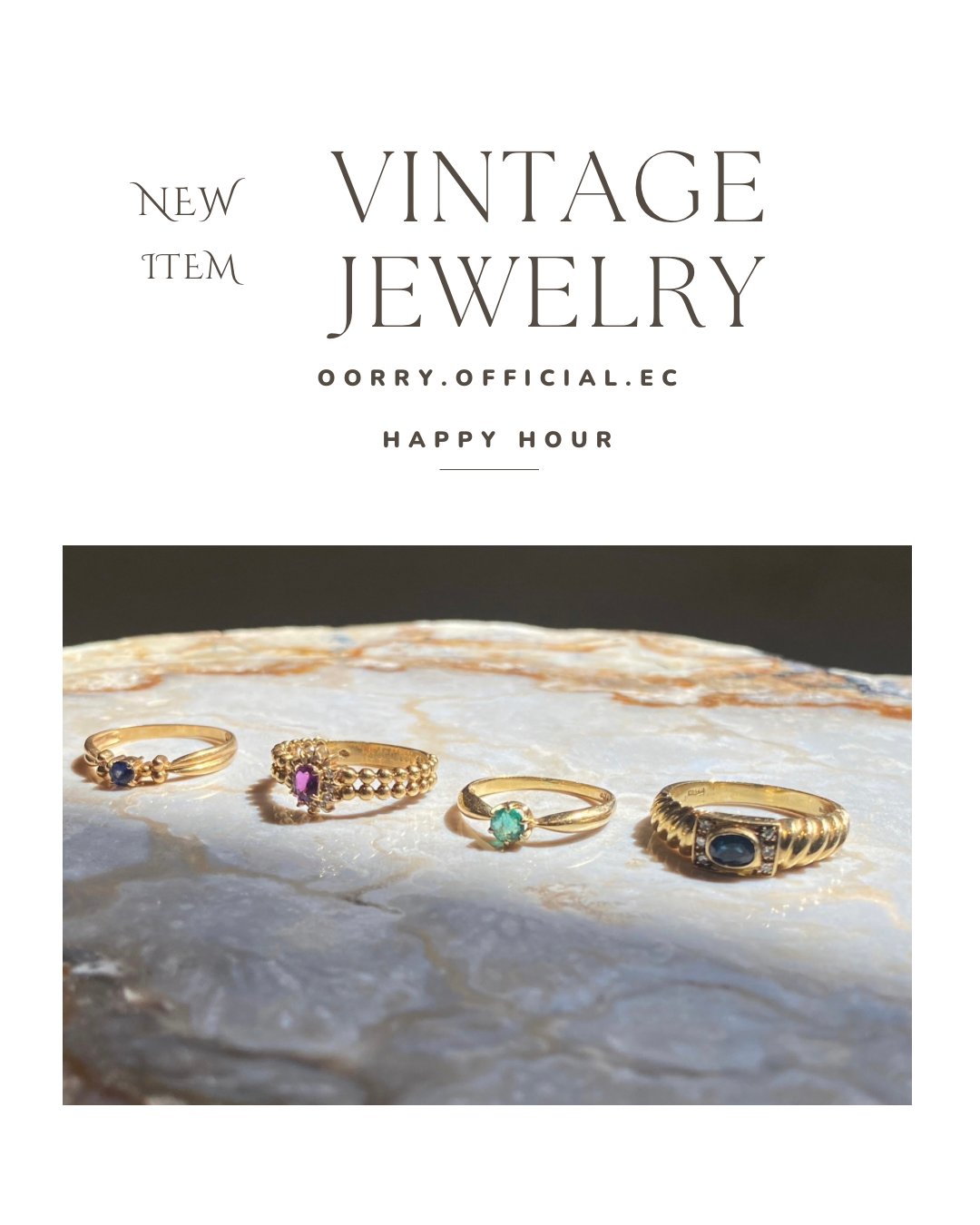 【NEW ITEM】vintage ringのご紹介！