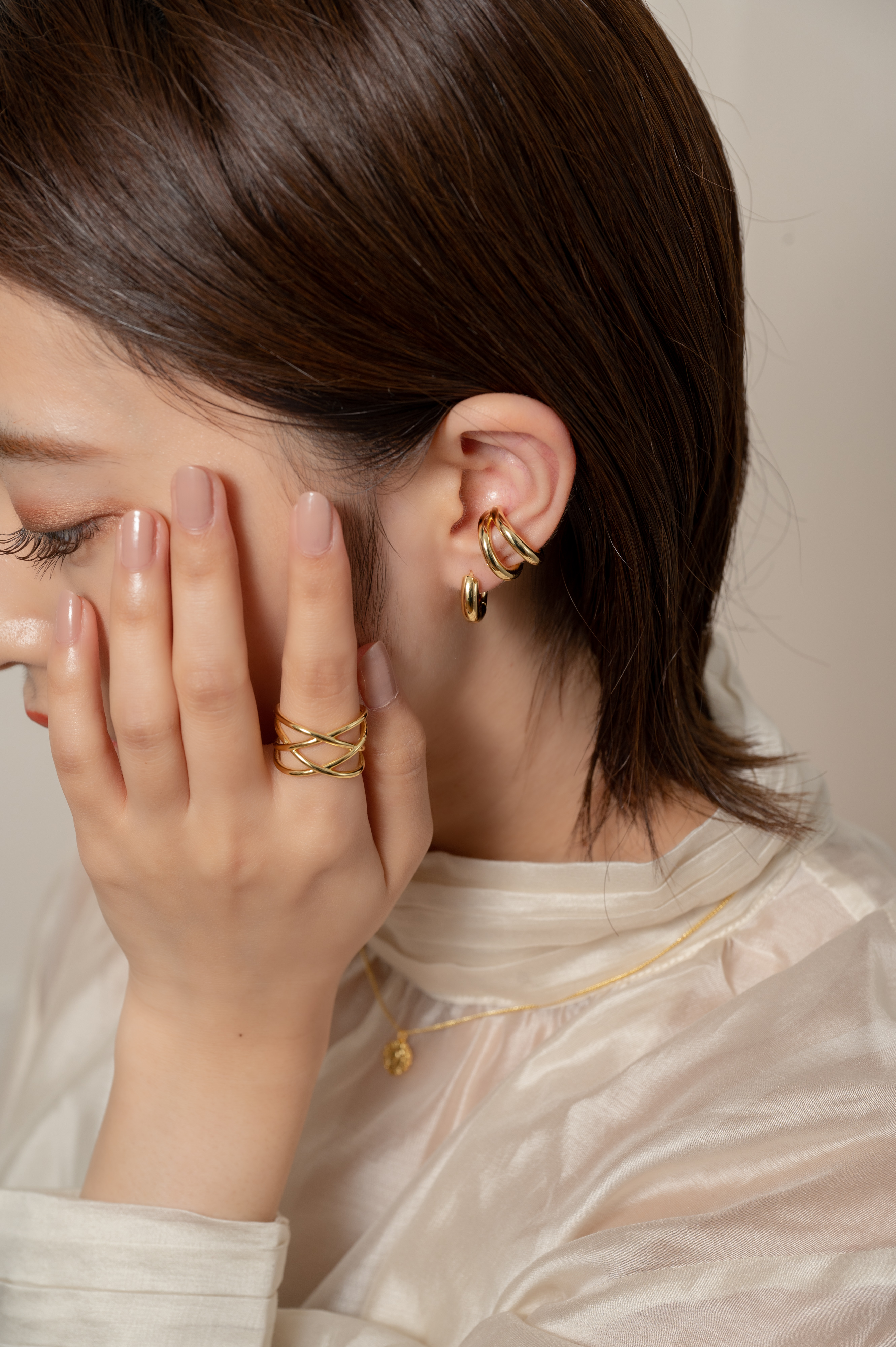 プチプラでも可愛いすぎる！おすすめイヤーカフとピアス/イヤリングコーデ