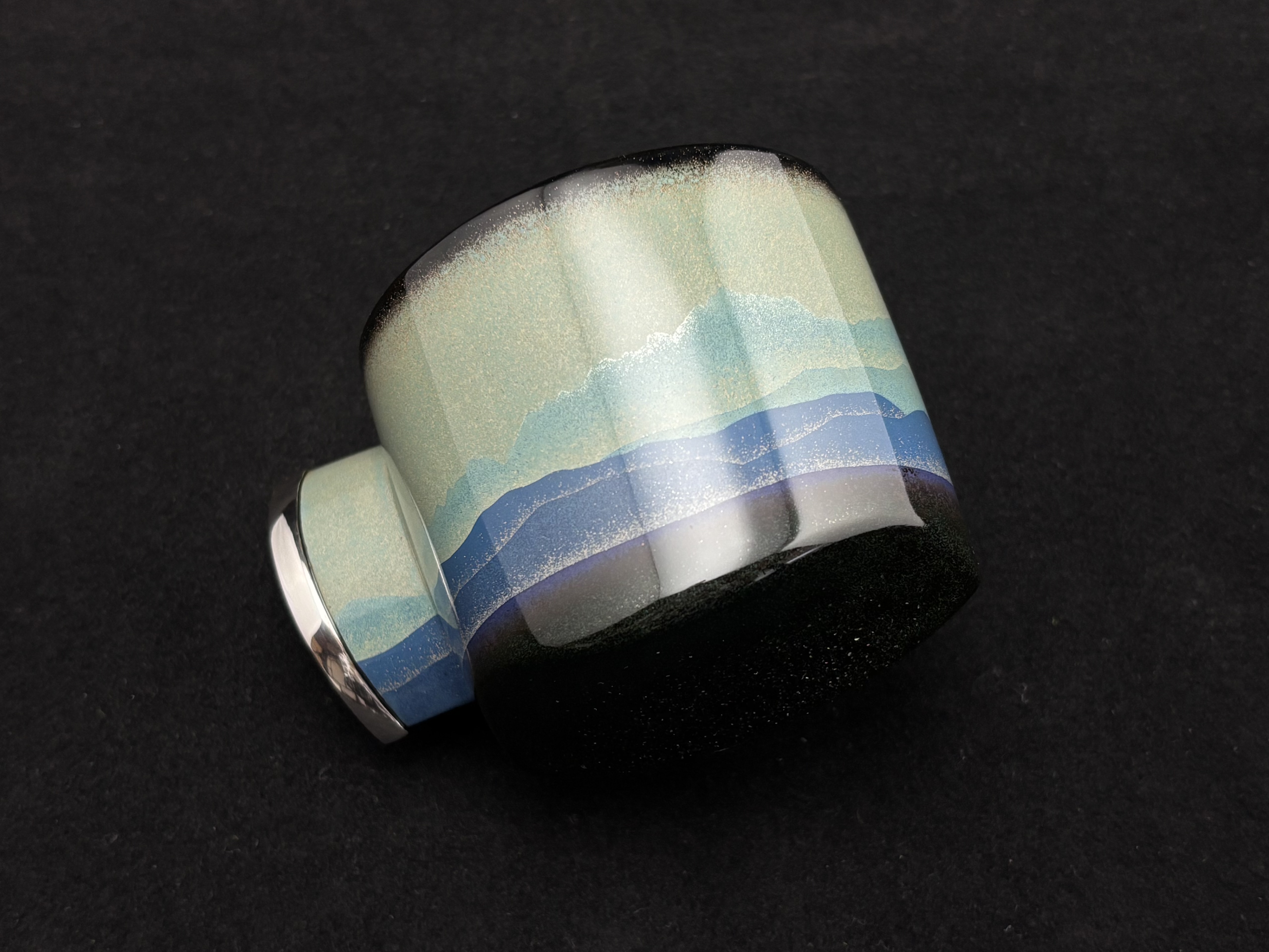 【受注制作】 雅楽の楽器「笙」に立山連峰蒔絵