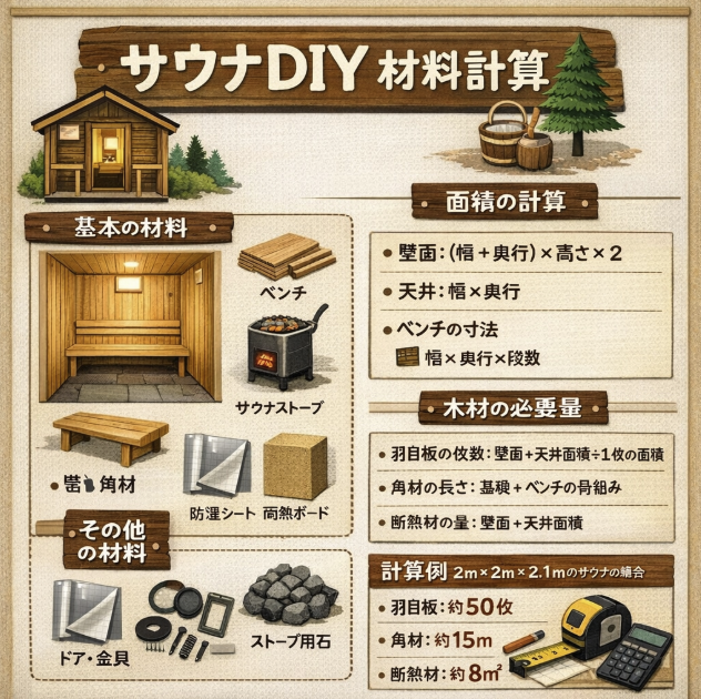 サウナDIYの総費用は？｜1.5坪サウナを作るのにかかった費用まとめ