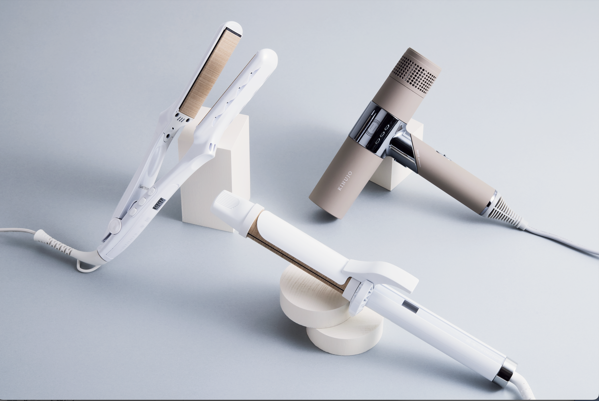 KINUJO 美容ブランドヘアドライヤー・ヘアアイロン・ストレートアイロンの取り扱い