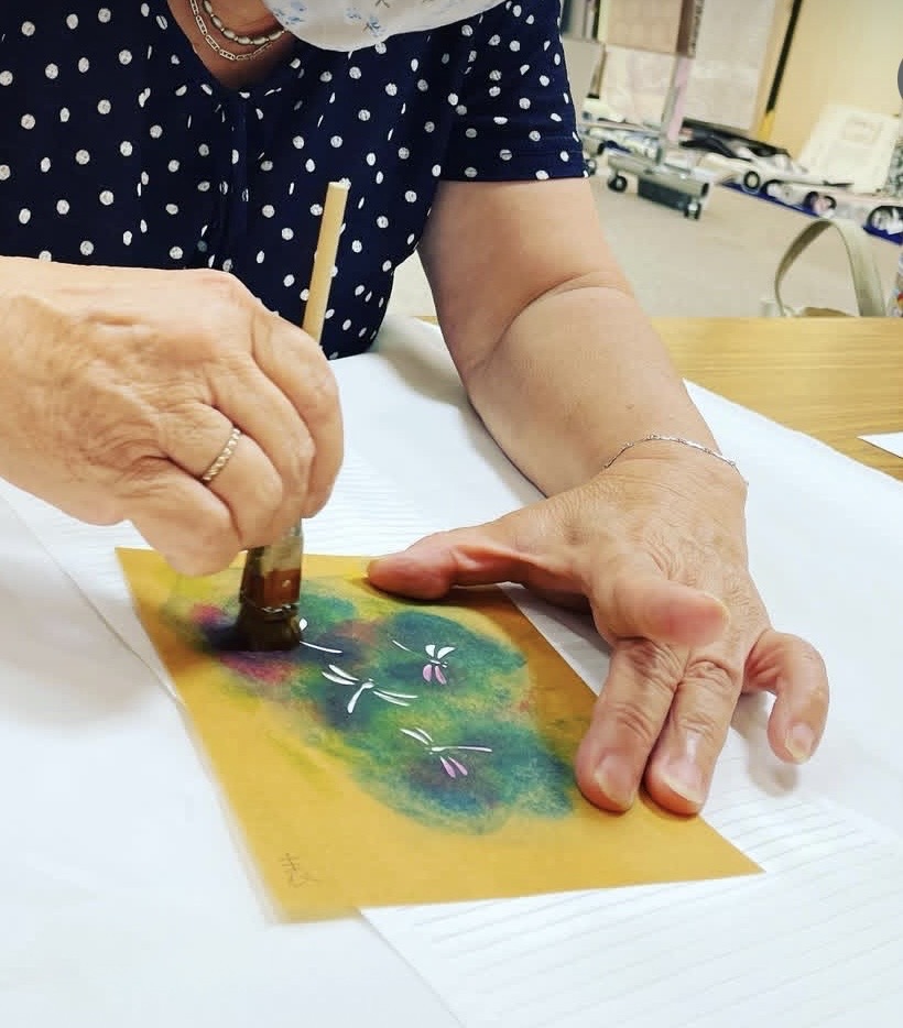 ドジャース優勝！そして刷り友禅体験