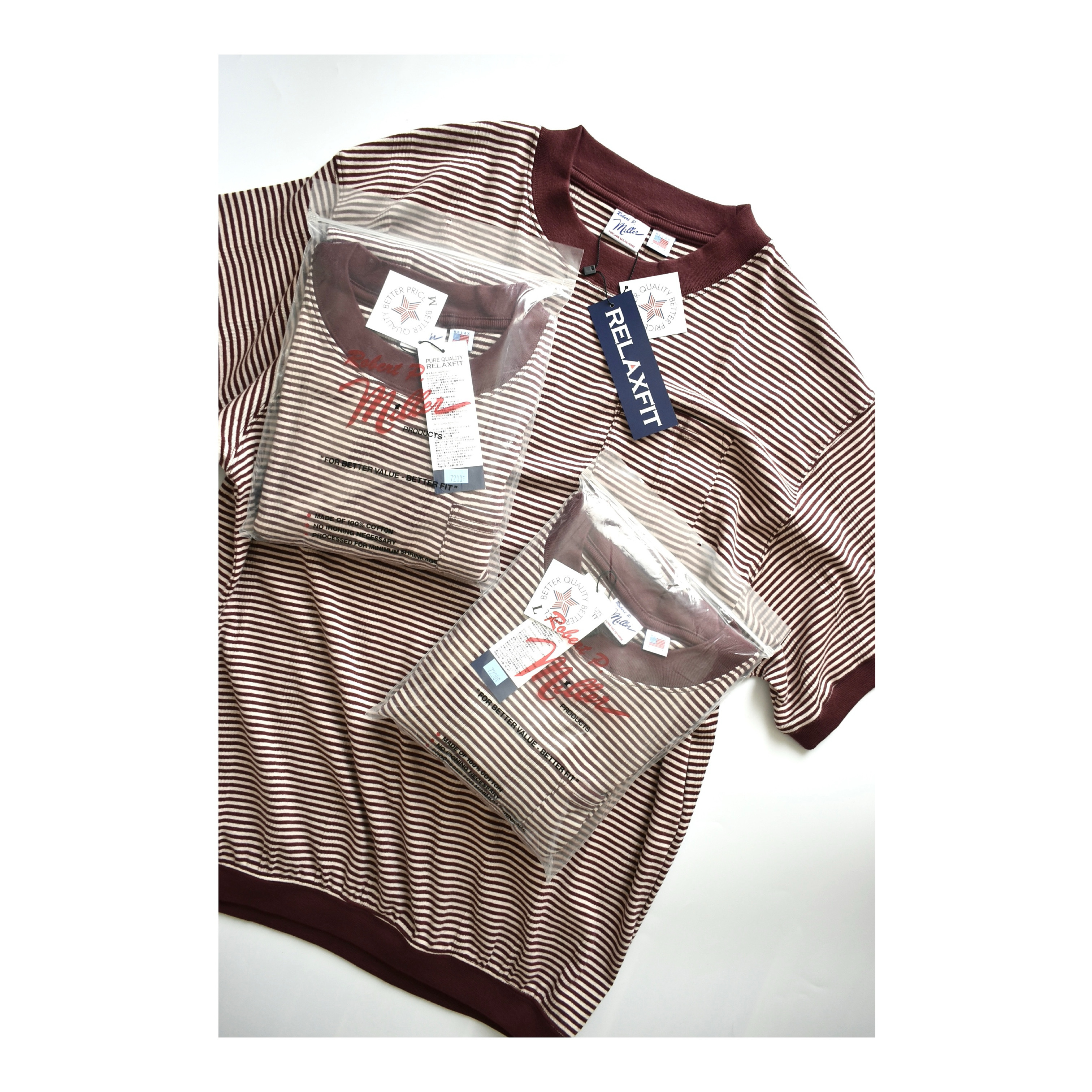 【ITEM】RF × Miller Panel Rib Border T-shirt