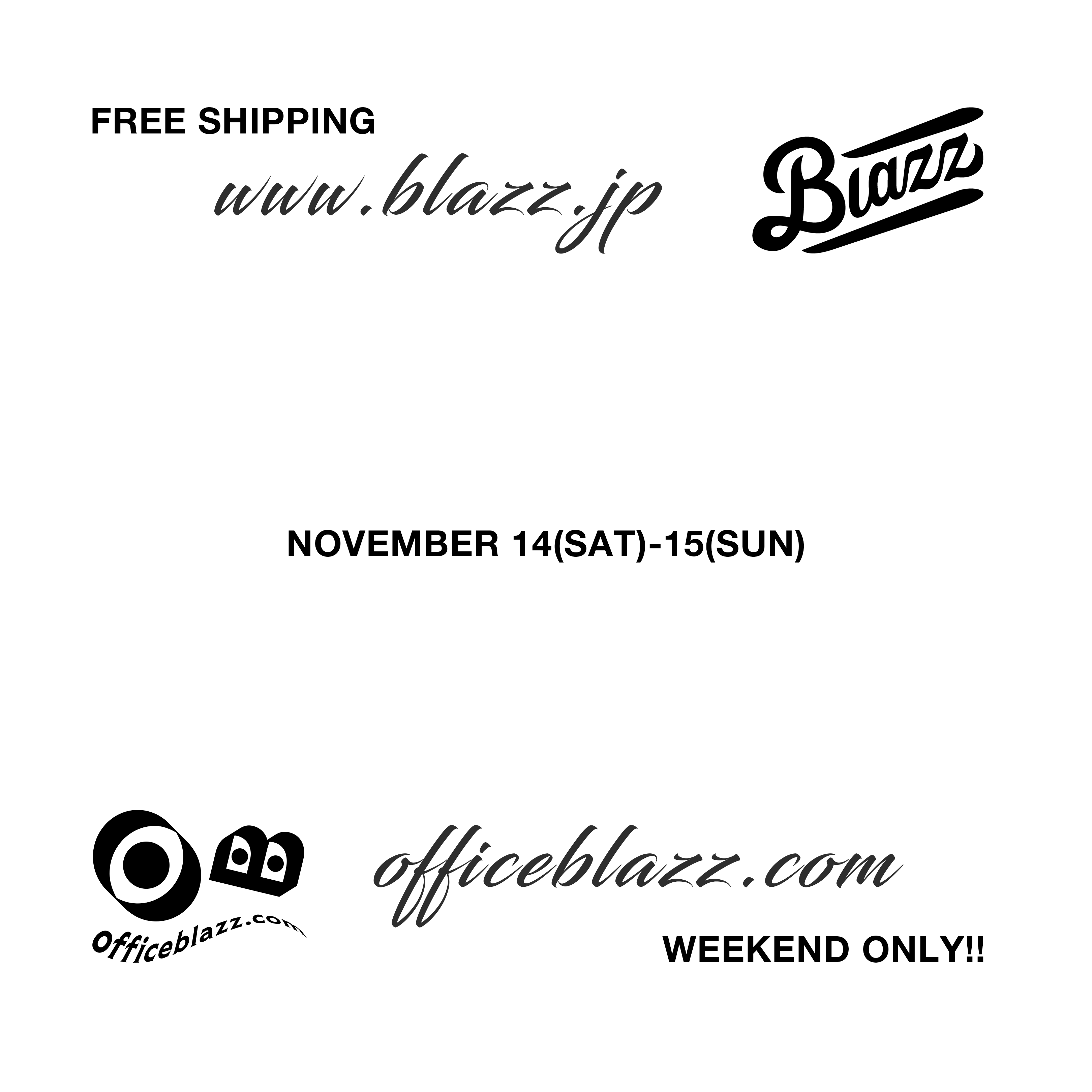 WEEKEND ONLY FREESHIPPING PROMOTION NOW!!