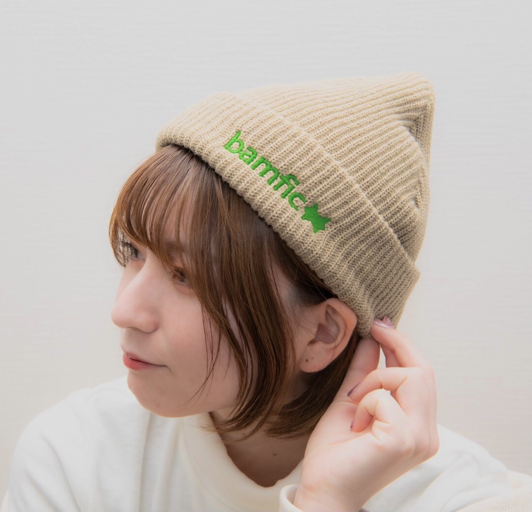 bamficオリジナルニット帽販売中！