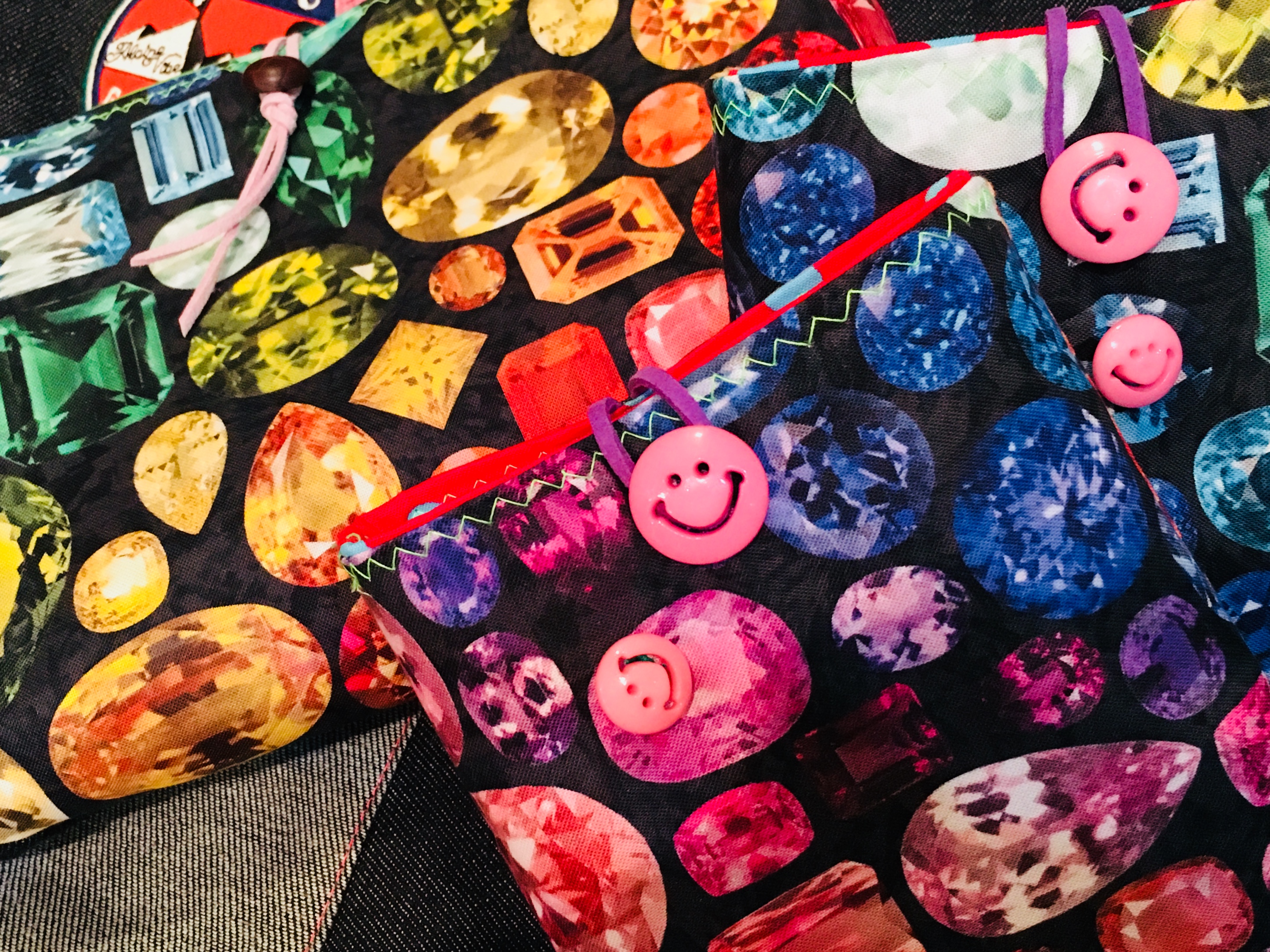 キラキラポーチできました!