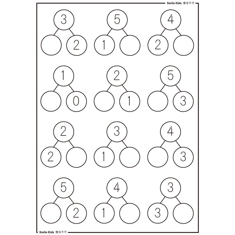 お受験　さくらんぼ計算
