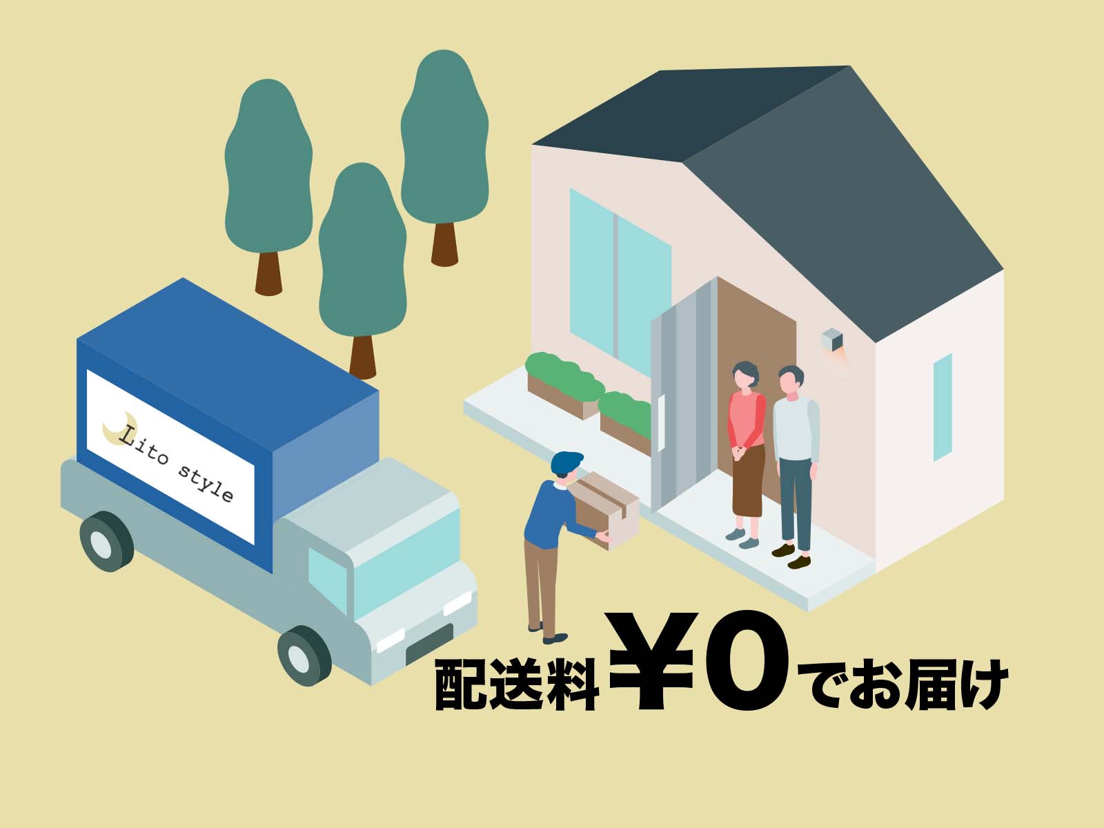 配送料は0円です。