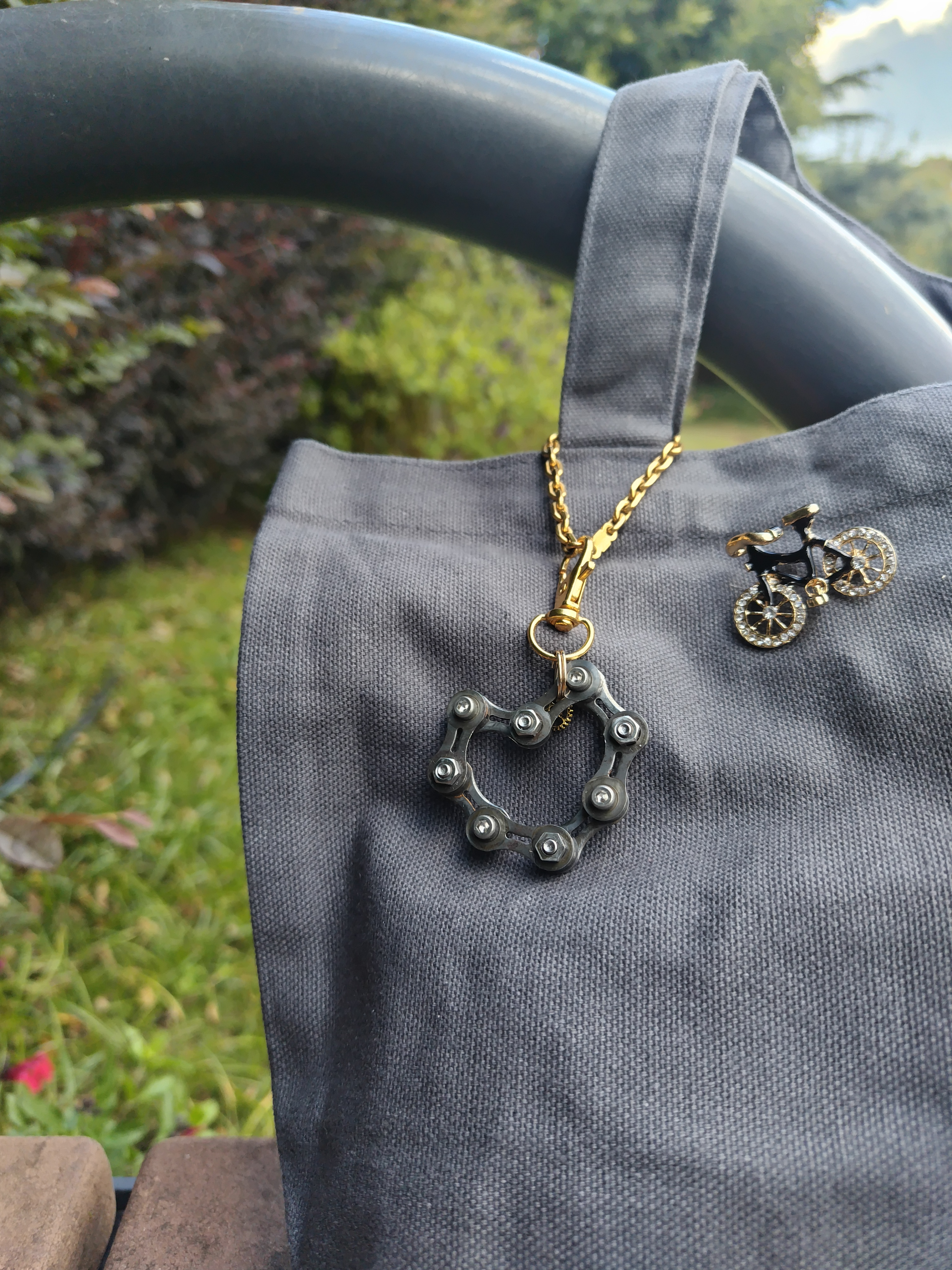自転車チェーン　アップサイクル　キーホルダーのこだわりポイントは　♪