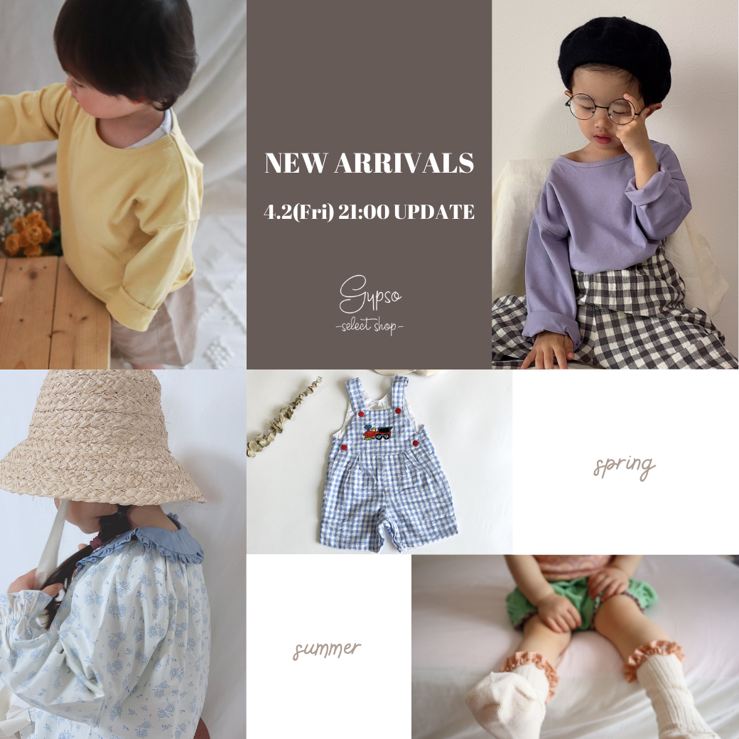 4.2(Fri)21:00～【New Arrivals】