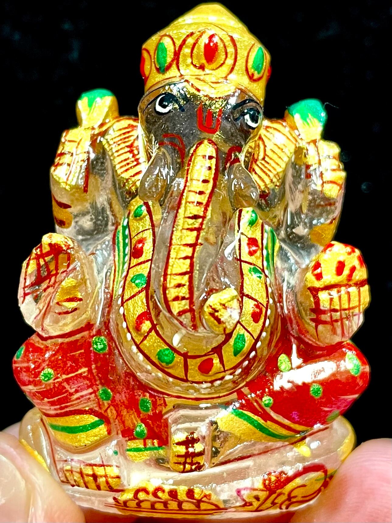 「スーパー・ガネーシャ」マニカラン水晶