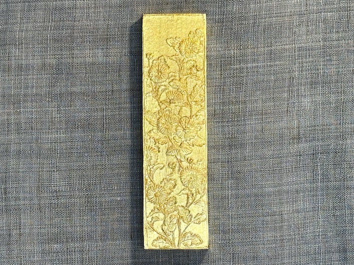 金巻き　最高級油煙墨　金菊　