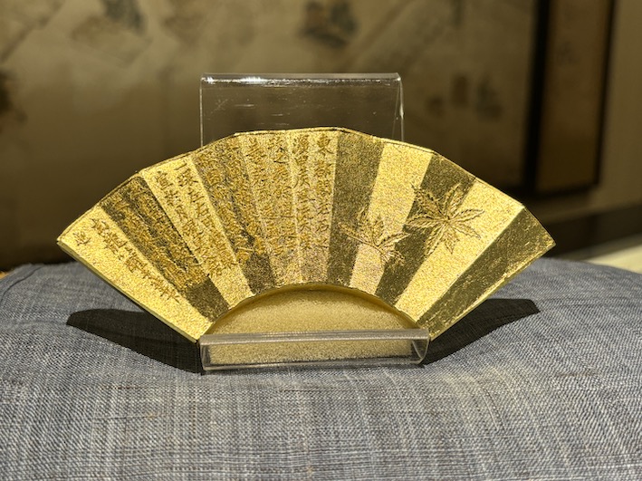 油煙墨　金巻き　扇面墨　のご紹介